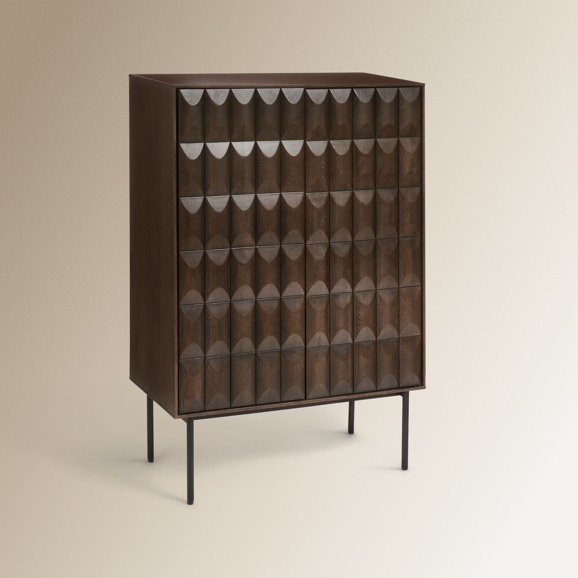 Móvel Bar de Carvalho Sorbona Room Castanho-2