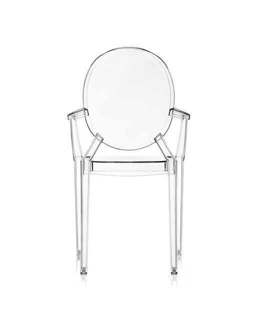Sillón Louis Ghost de Philippe Starck para Kartell - Transparente Transparente-4