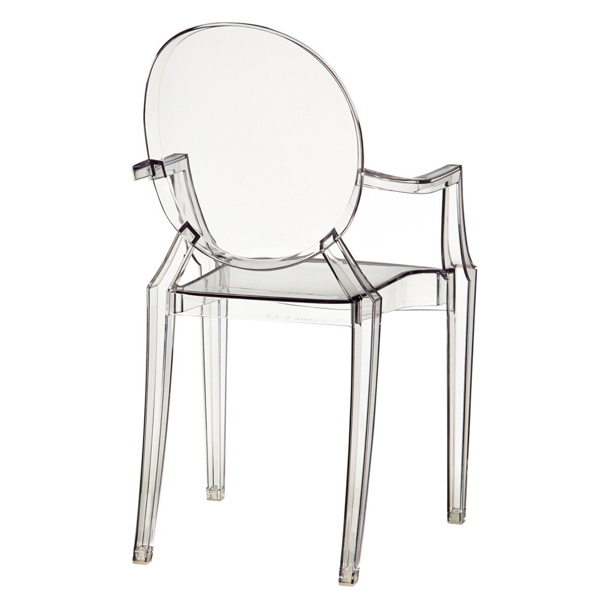 Sillón Louis Ghost de Philippe Starck para Kartell - Transparente Transparente-5