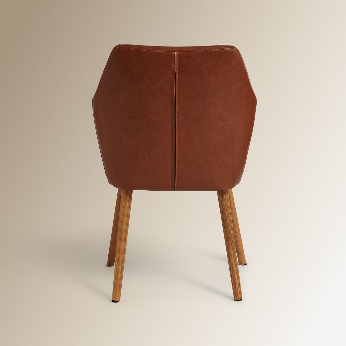 Cadeira em Polipele Nora Brandy-5