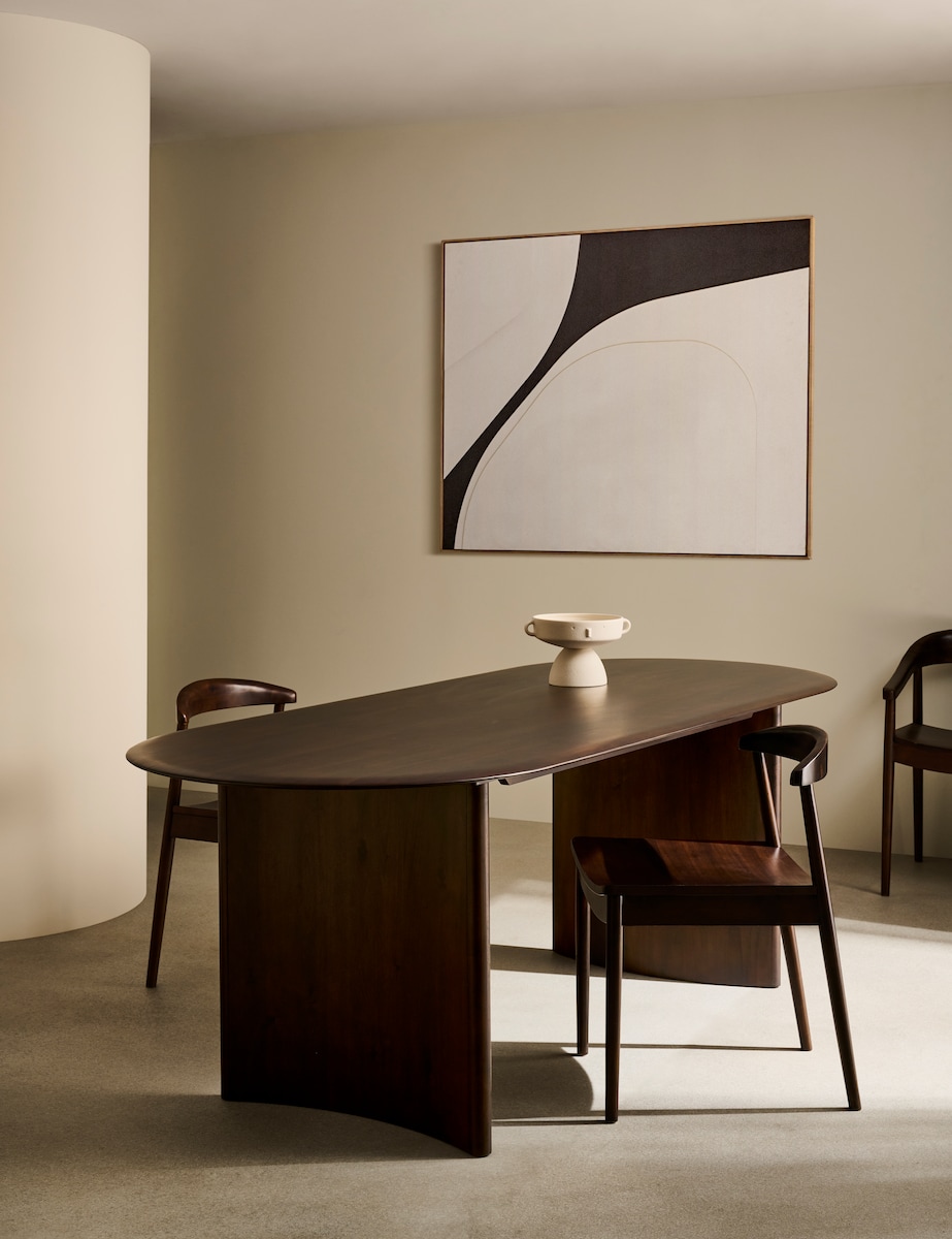 Cadeira de sala de jantar madeira de acácia Acácias Room - El Corte Inglés Nogueira-10