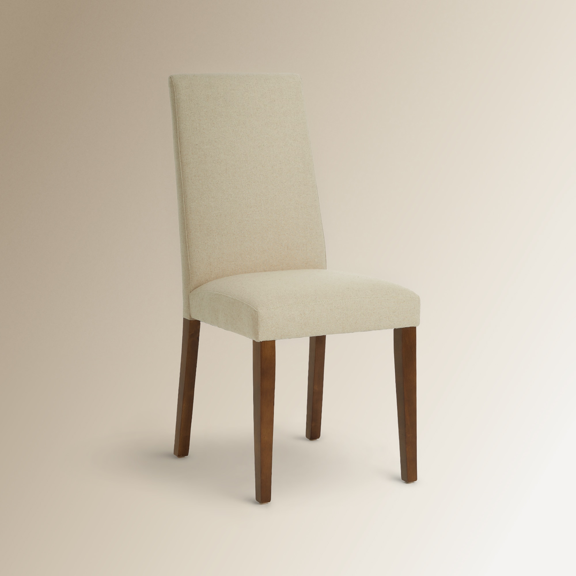 Silla tapizada en lino Zen - Beige Beige-1