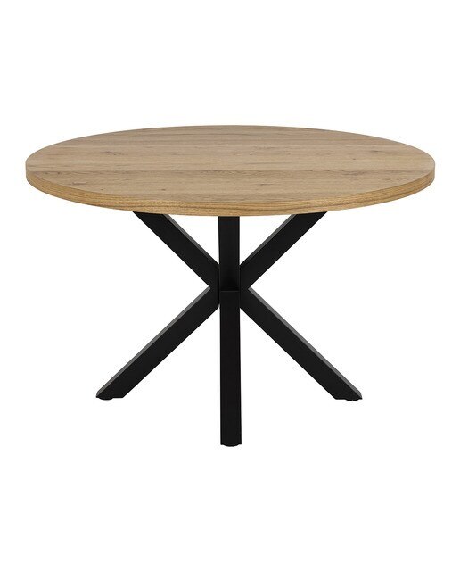 Mesa de madera de roble Heaven - Roble / Negro mate Roble / Negro mate-2