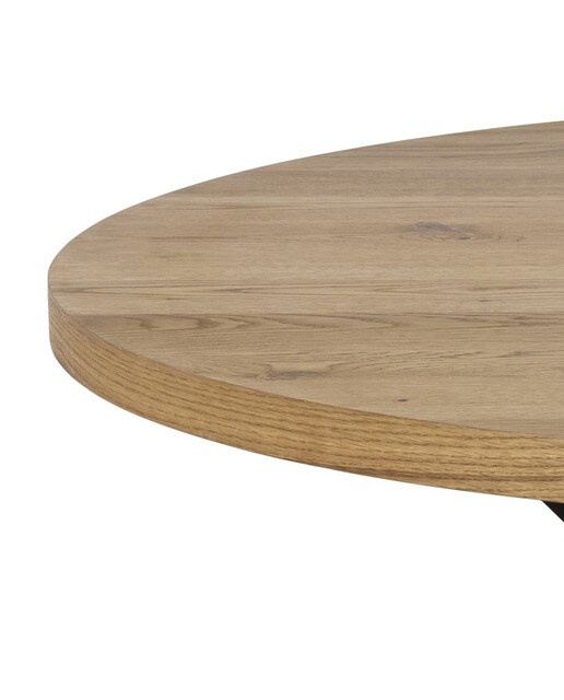 Mesa de madera de roble Heaven - Roble / Negro mate Roble / Negro mate-3