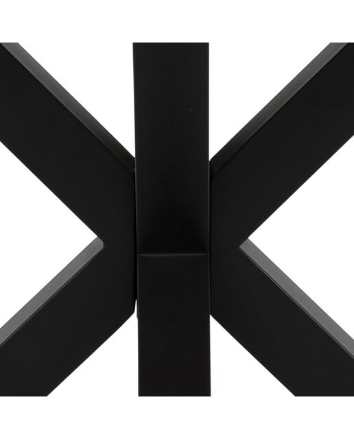 Mesa de madera de roble Heaven - Roble / Negro mate Roble / Negro mate-4