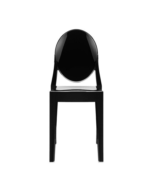Silla Victoria Kartell - Ahumado Negro brillante-3