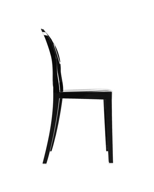 Silla Victoria Kartell - Ahumado Negro brillante-4