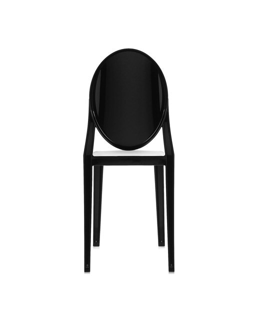Silla Victoria Kartell - Ahumado Negro brillante-5