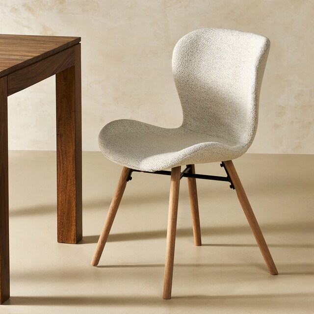 Imagen 0 de Silla de comedor en tejido bouclé Curly Room - El Corte Inglés