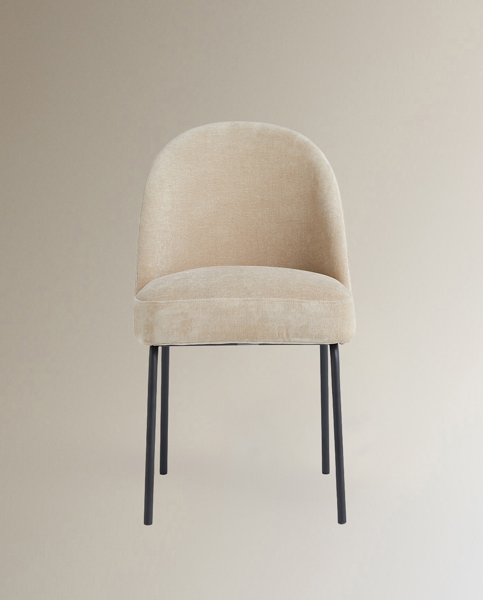 Silla tapizada Mike - Beige Beige-2