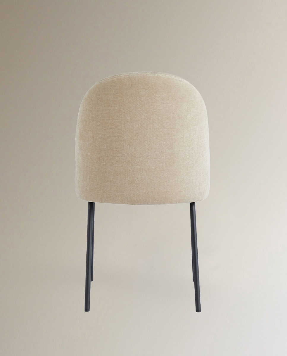 Silla tapizada Mike - Beige Beige-4