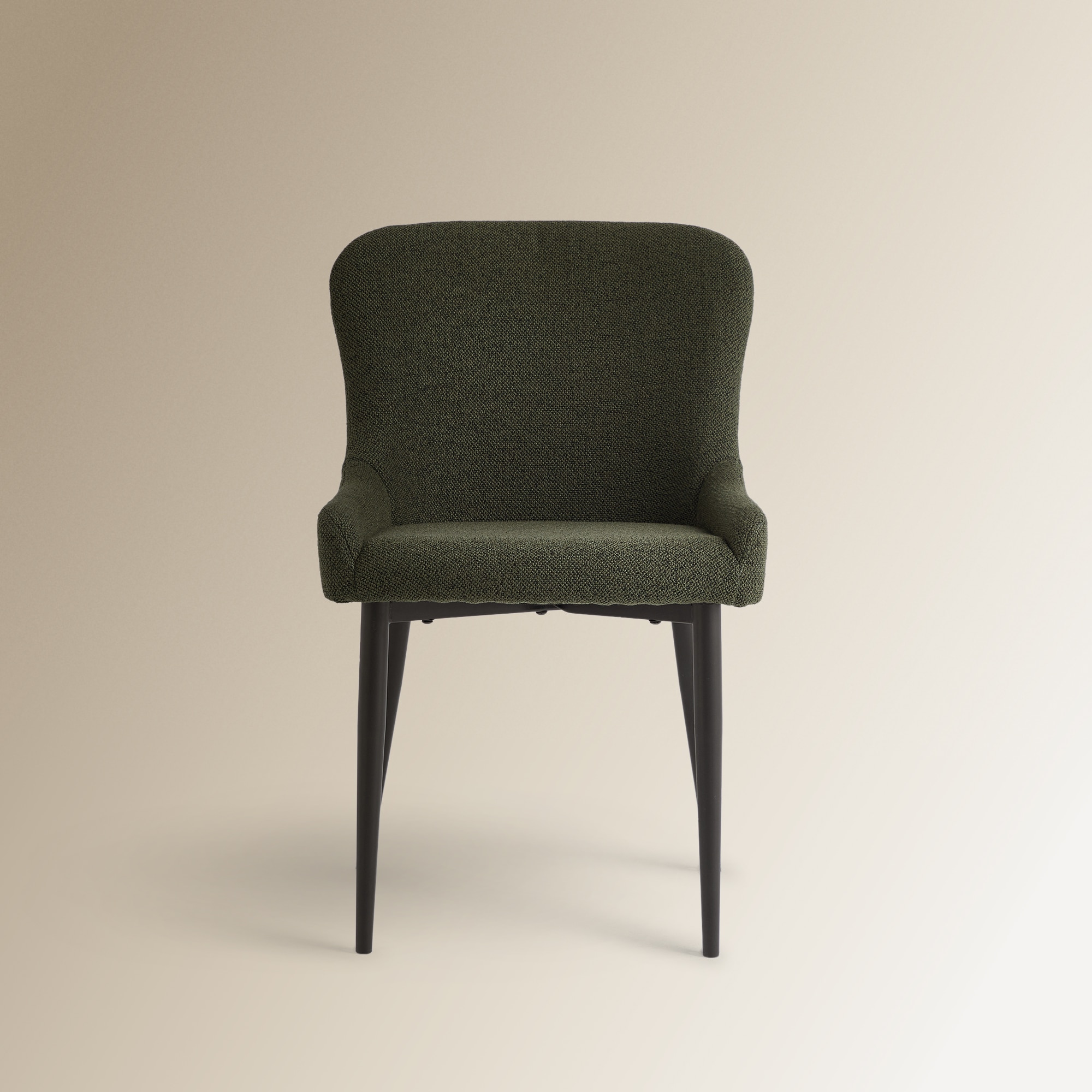 Cadeira em Tecido Bouclé Gabo Verde-3