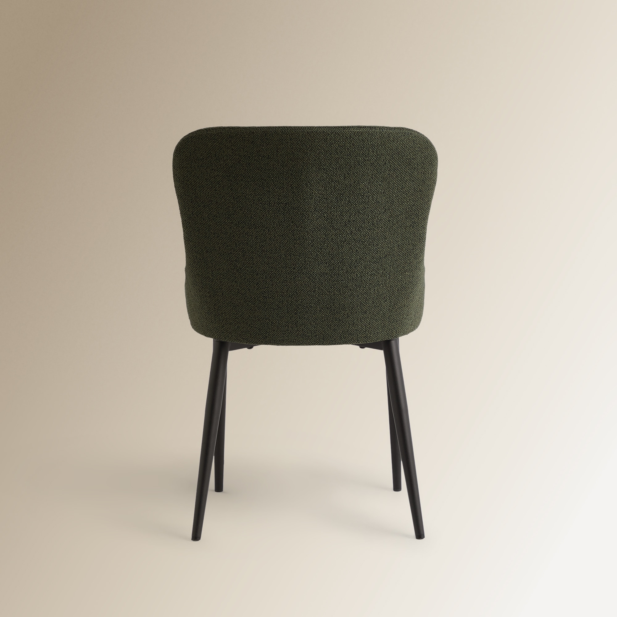 Cadeira em Tecido Bouclé Gabo Verde-5