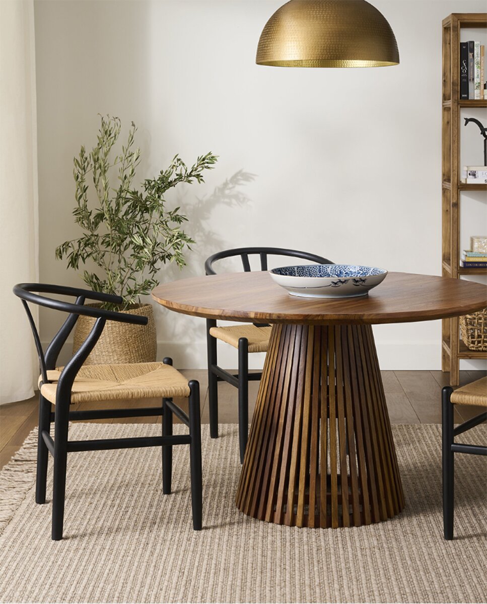 Cadeira de Madeira de Carvalho e Rattan Shangai Preto-7