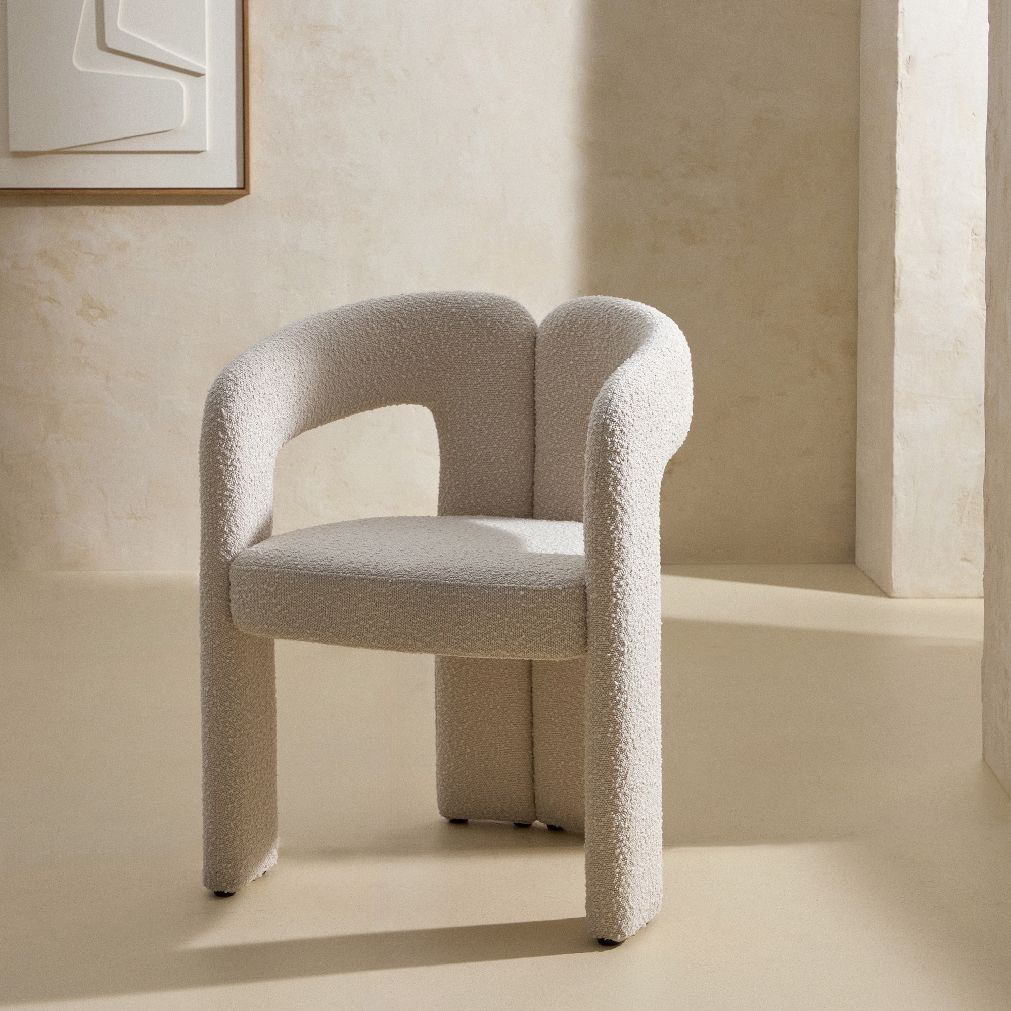 Imagem 0 de Cadeira em Tecido Bouclé Pavillion