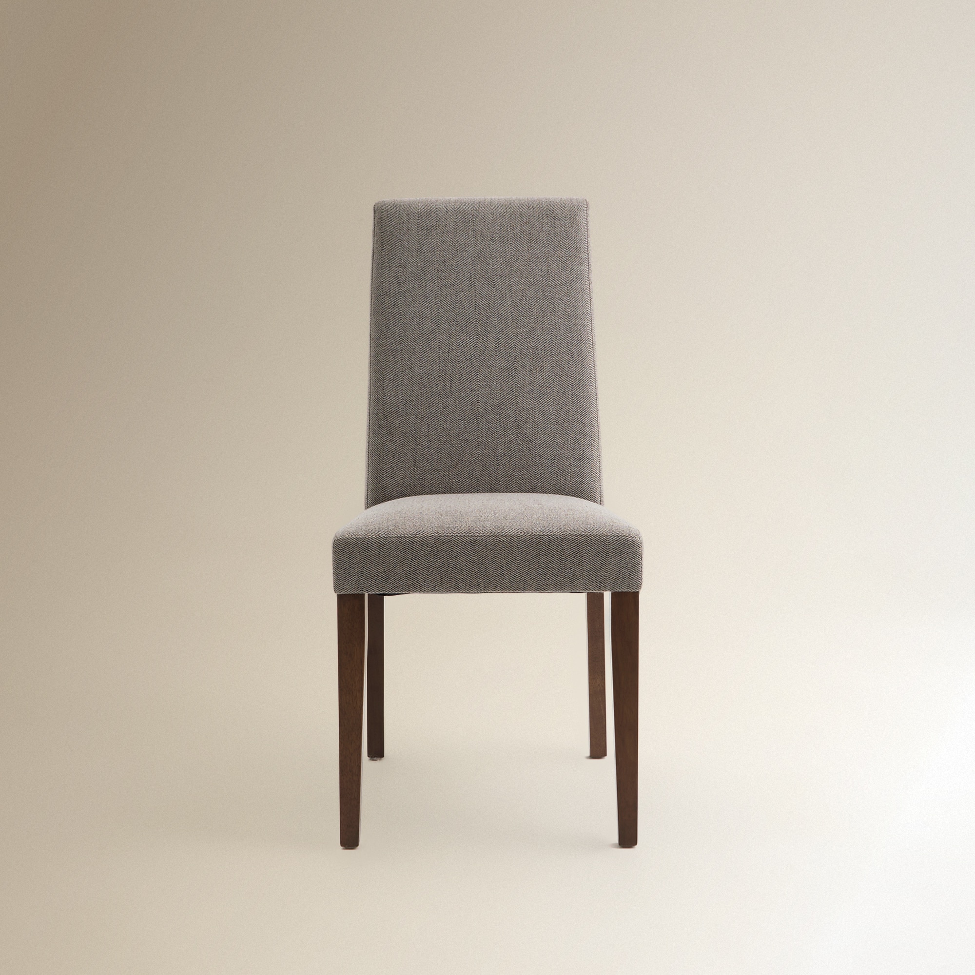 Cadeira Estofada em Linho Zen Castanho-3