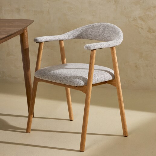 Silla de madera de roble Hugge