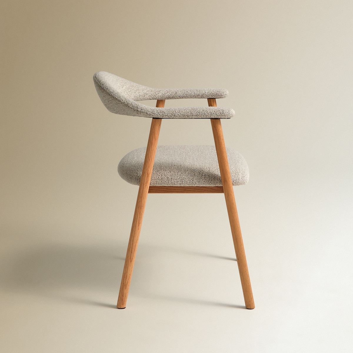 Cadeira de Madeira de Carvalho Hugge Natural-4