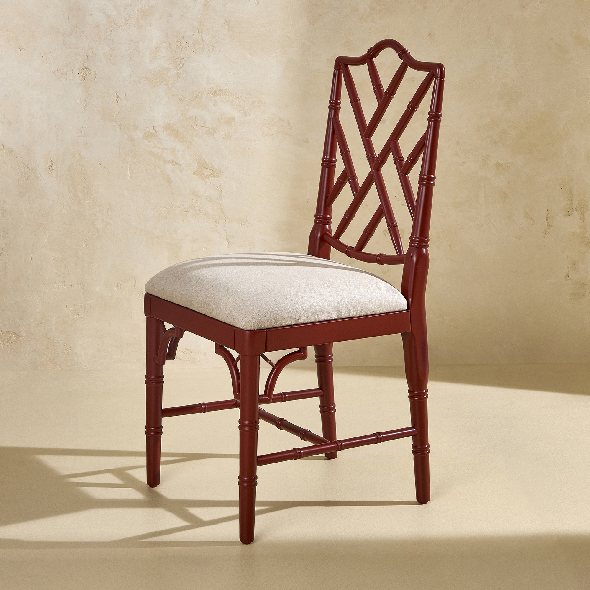 Cadeira de Carvalho Taipei Vermelho-1