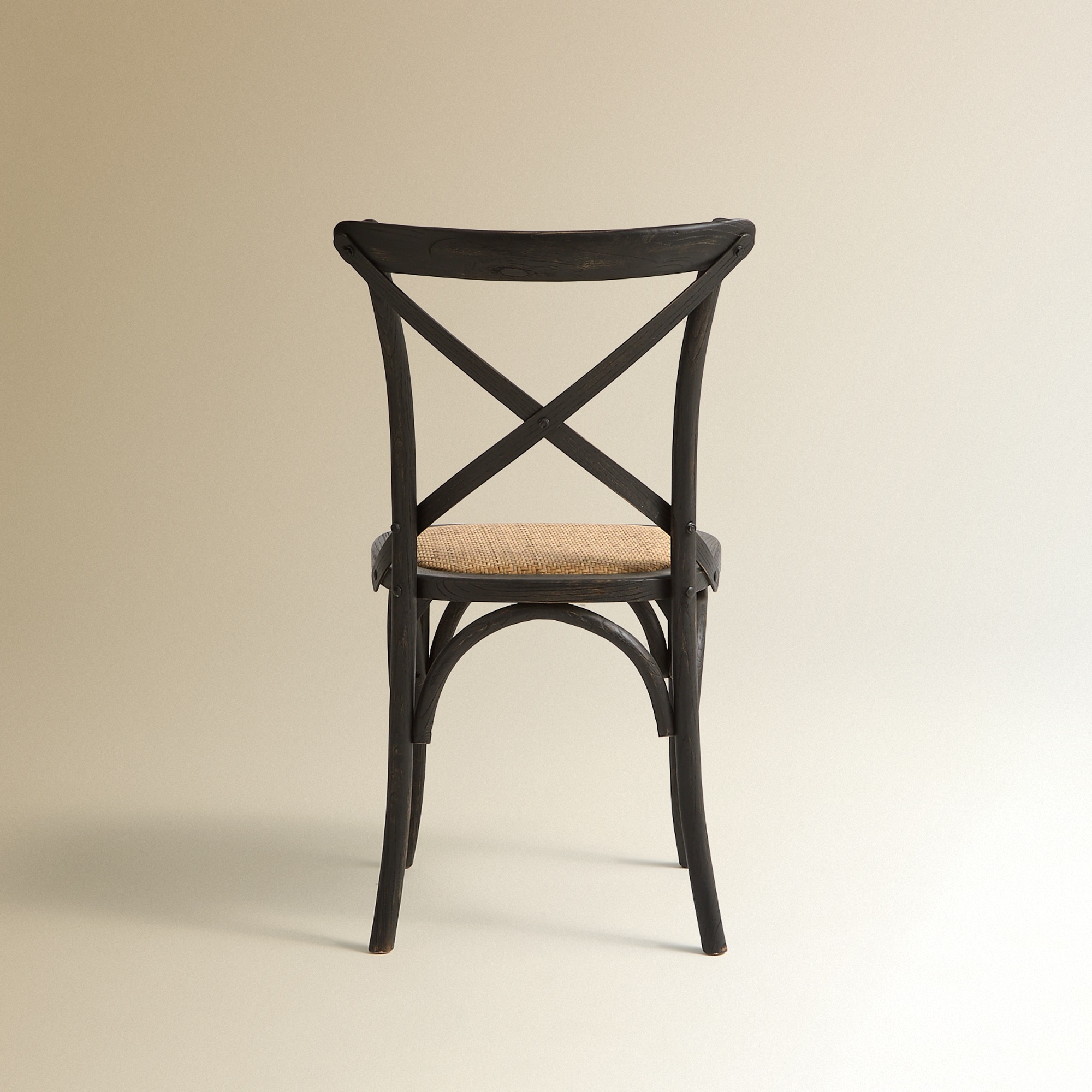 Cadeira de Madeira de Carvalho Aspa Preto-4