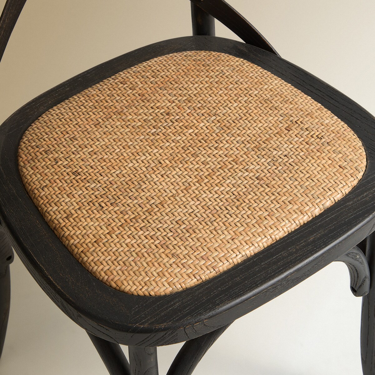 Cadeira de Sala de Refeições de Carvalho Aspa Preto-5