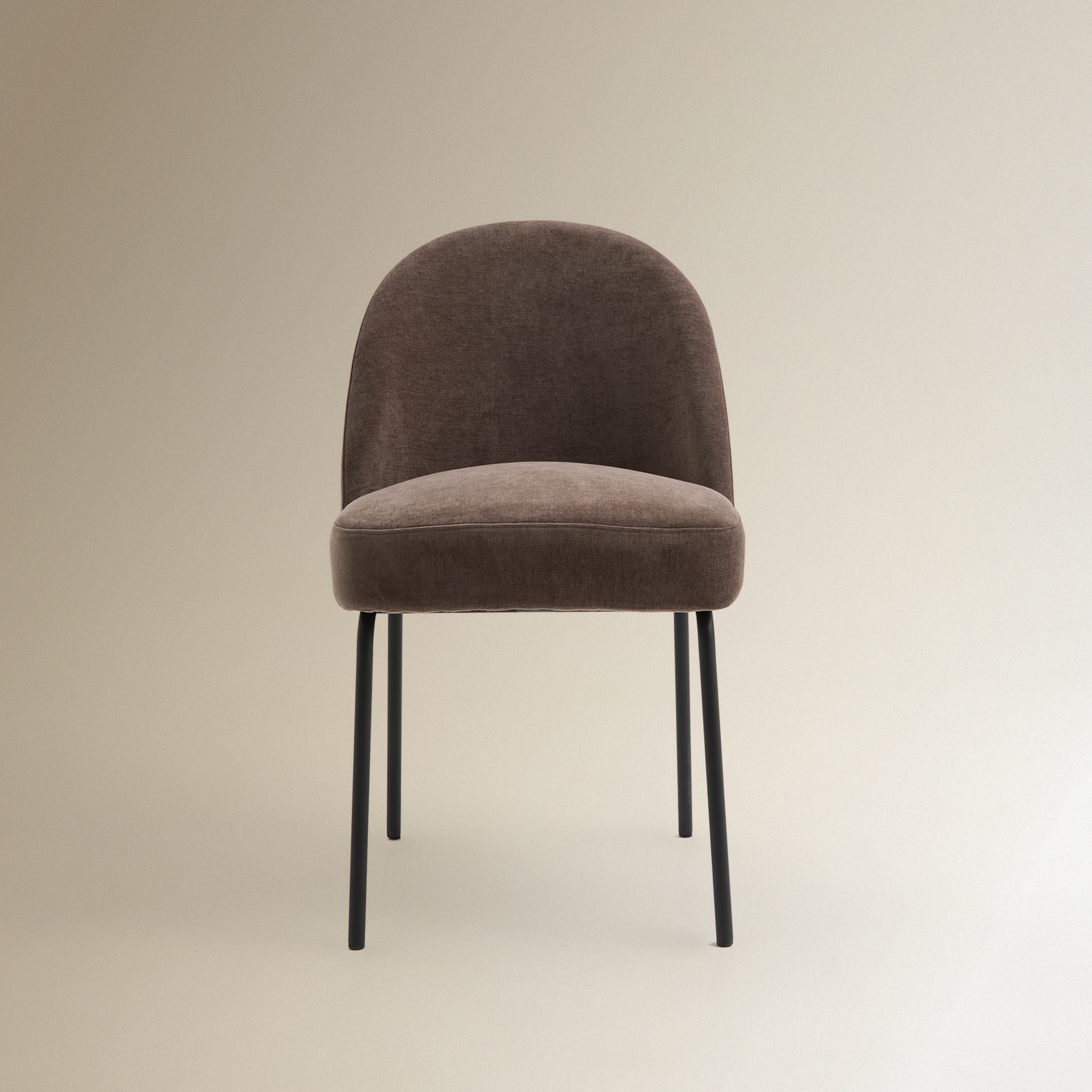 Cadeira Estofada Mike Taupe-3