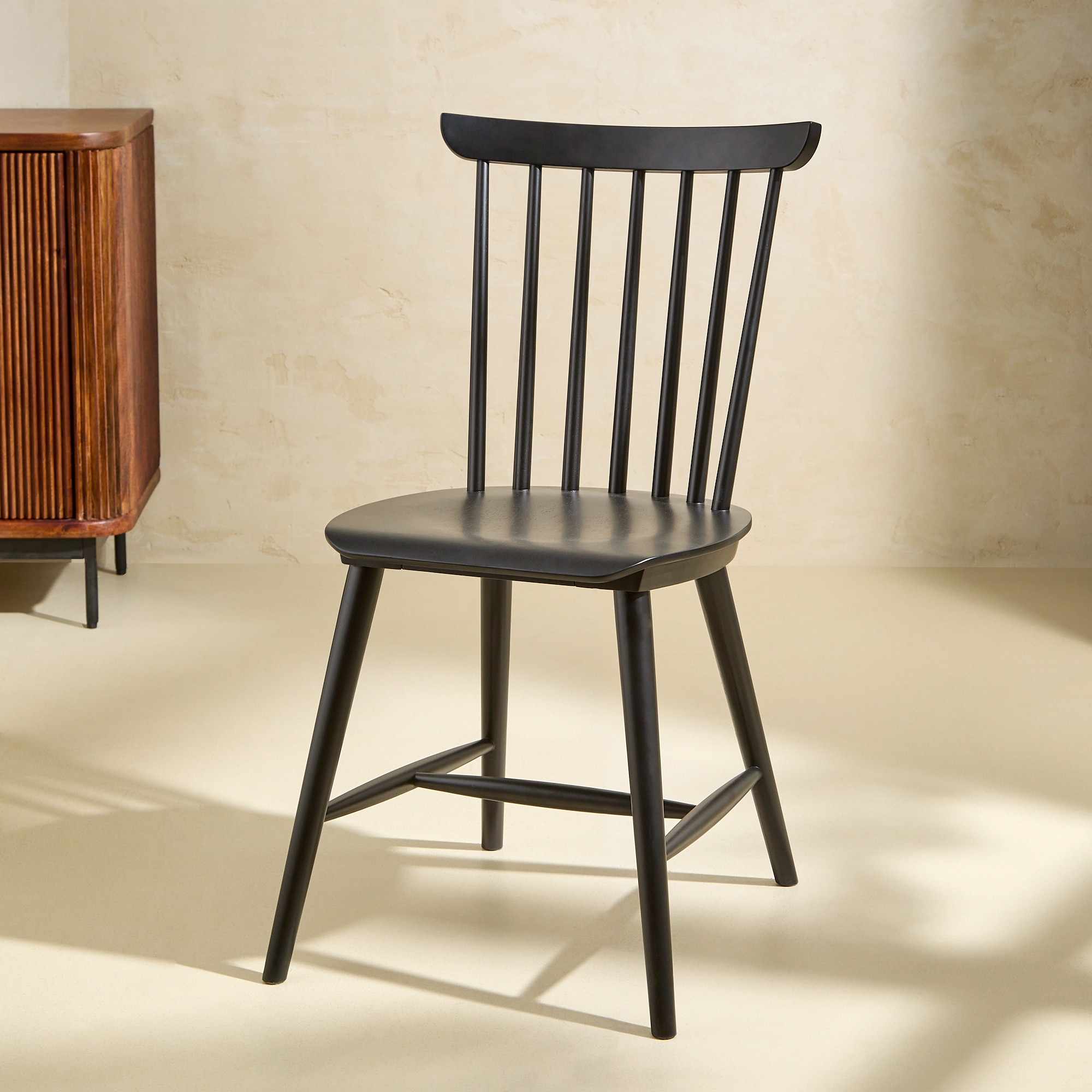 Imagem 0 de Cadeira de Madeira de Caucho com Estrutura Laia