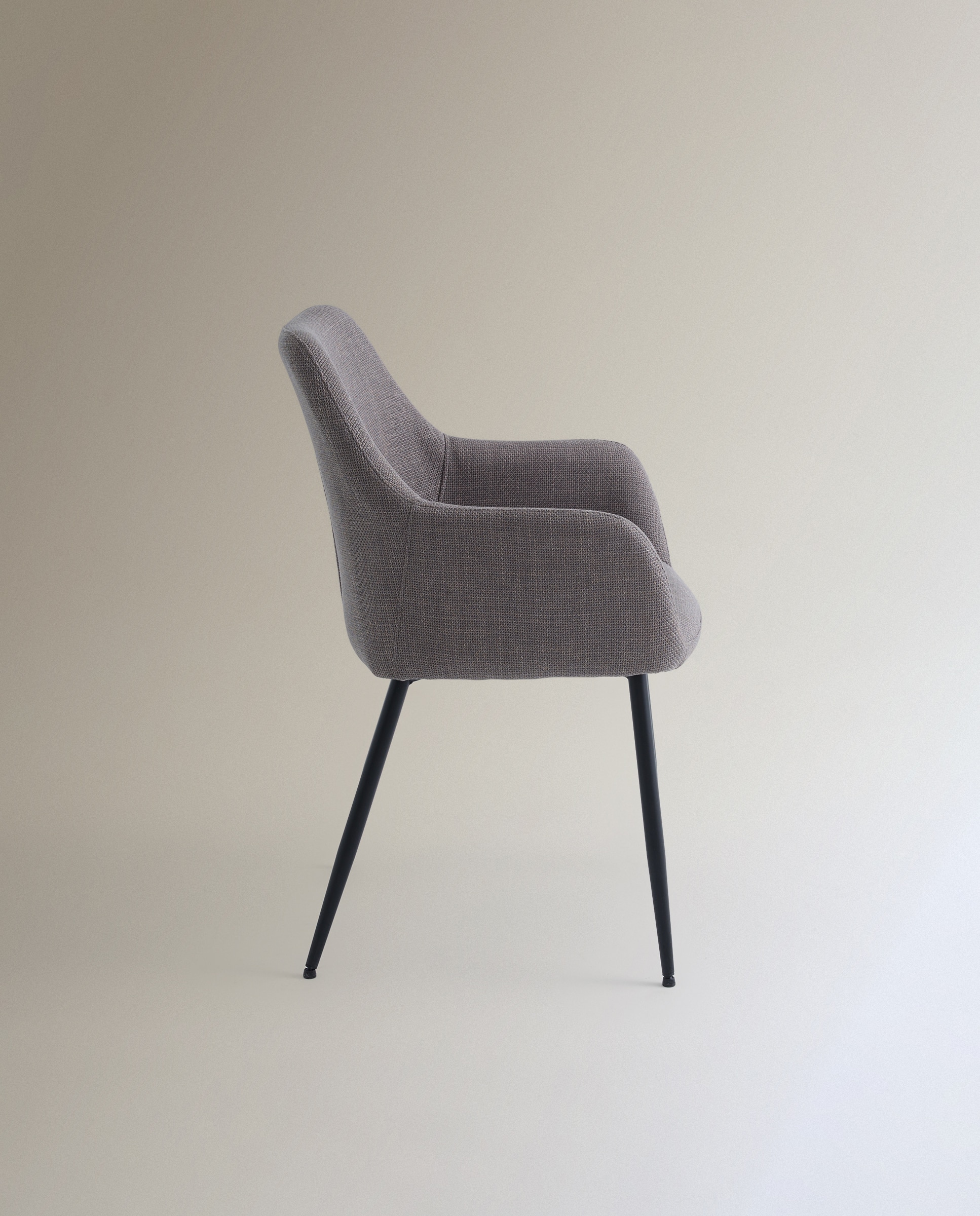 Silla tapizada Lizzy - Gris Gris-4