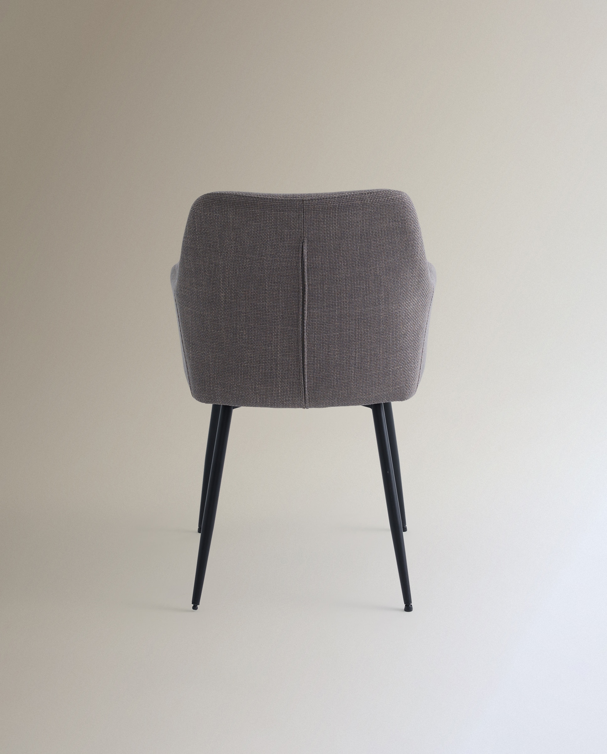 Silla tapizada Lizzy - Gris Gris-5