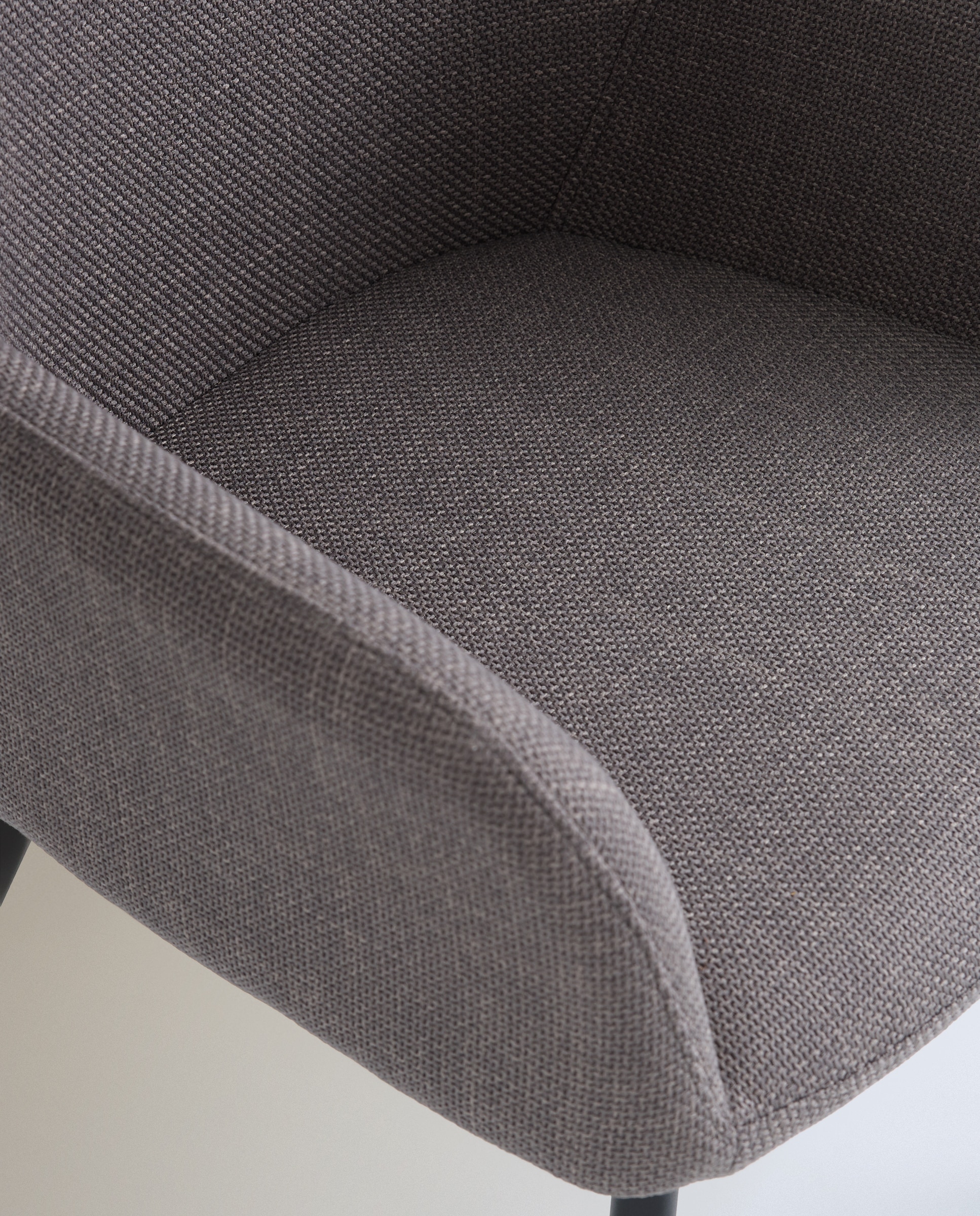 Silla tapizada Lizzy - Gris Gris-6