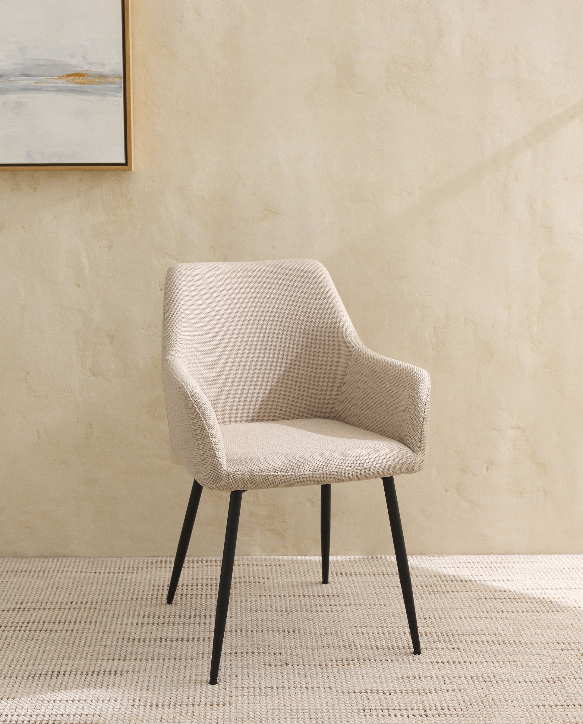 Imagen 0 de Silla tapizada Lizzy Beige