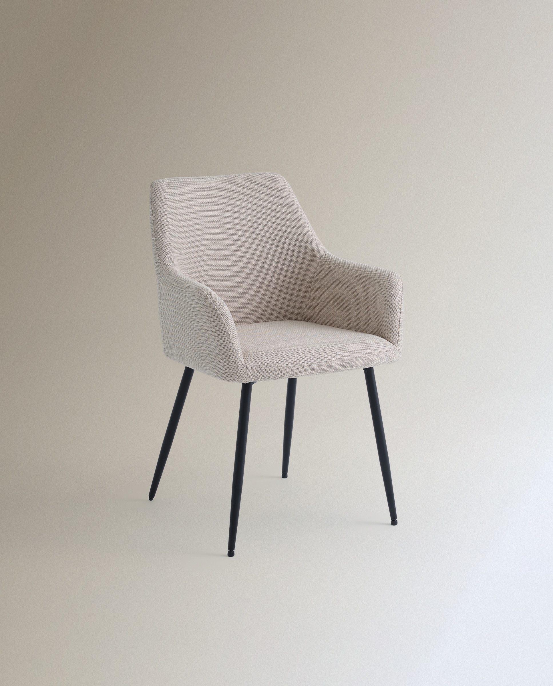 Silla tapizada Lizzy - Beige Beige-2