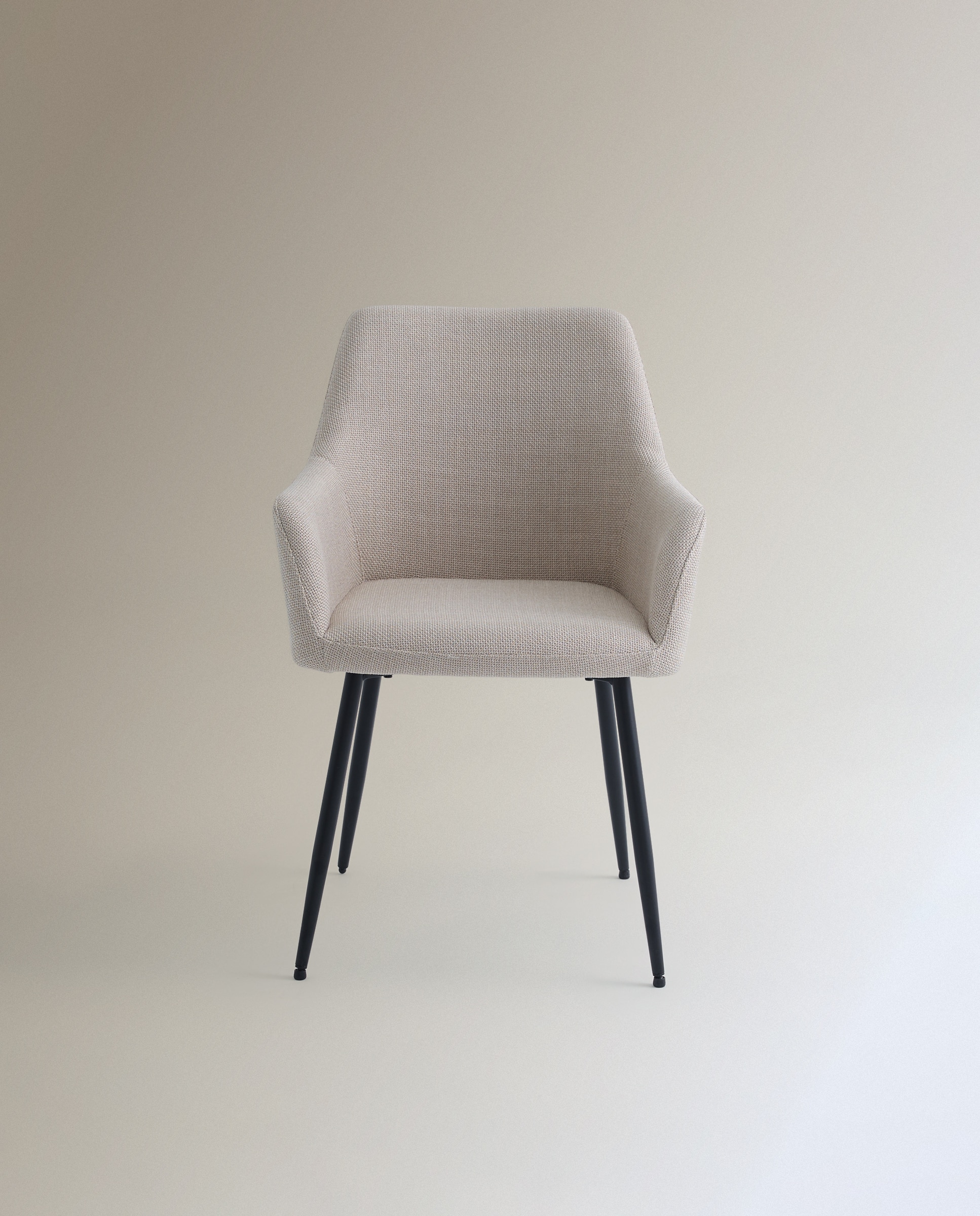 Silla tapizada Lizzy - Beige Beige-3