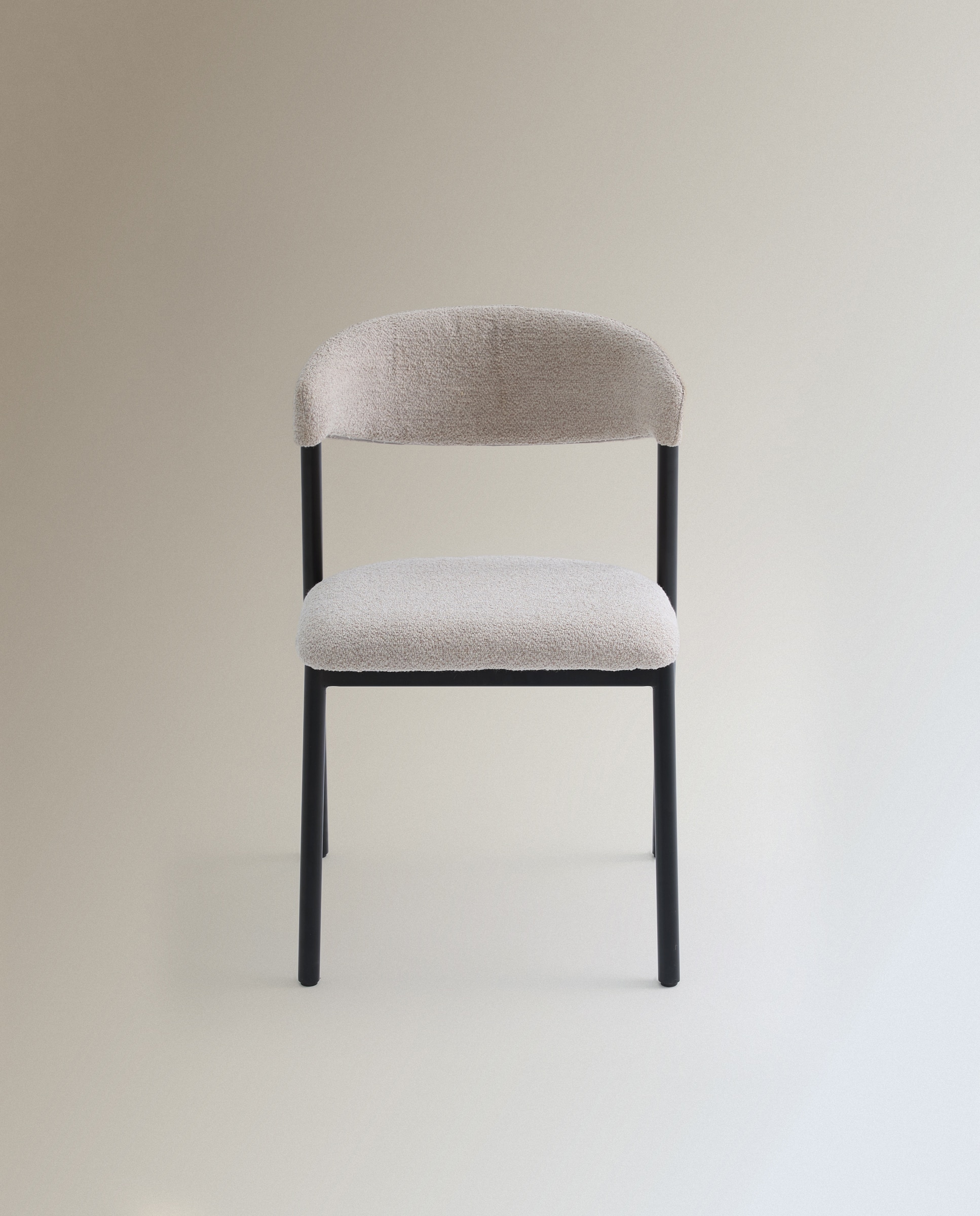 Silla tapizada Larry - Beige Beige-3