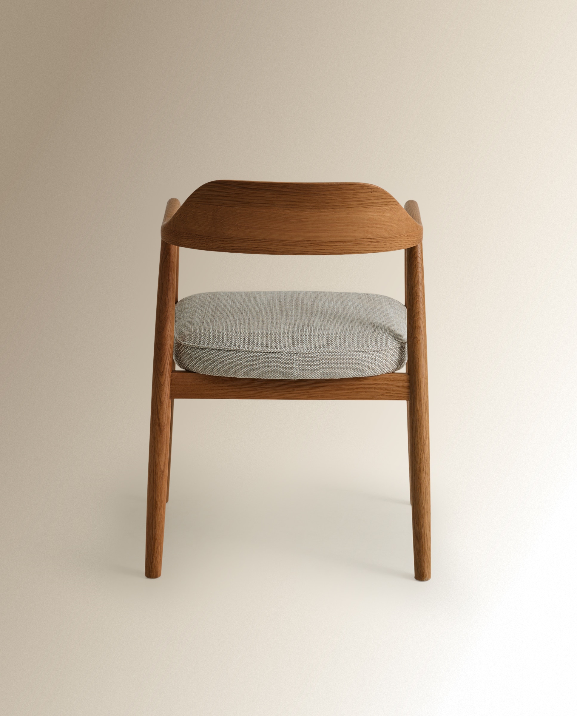 Silla de madera de roble Cendra - Natural Natural-4
