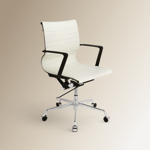Silla de escritorio en símil piel con ruedas Tyler El Corte Inglés
