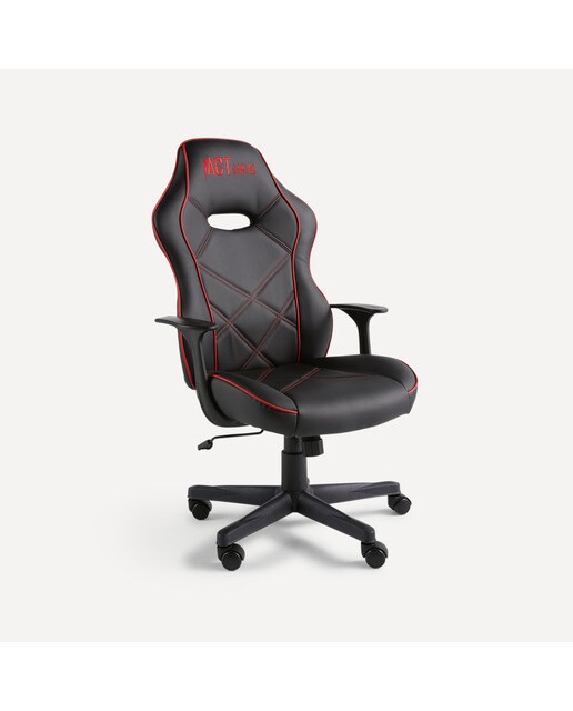 Silla gaming ergonómica Vayne - Negro / Rojo Negro / Rojo-5