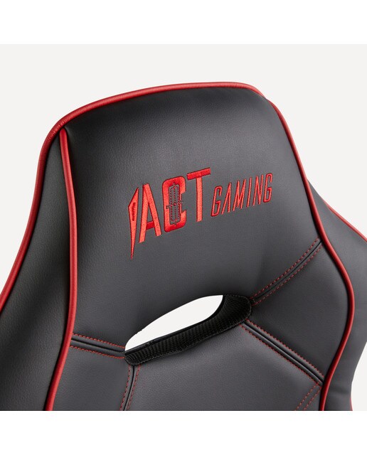 Silla gaming ergonómica Vayne - Negro / Rojo Negro / Rojo-6