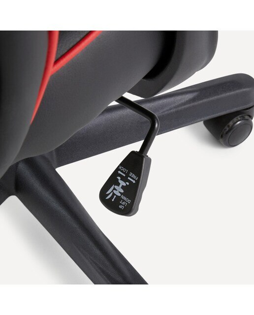 Silla gaming ergonómica Vayne - Negro / Rojo Negro / Rojo-7