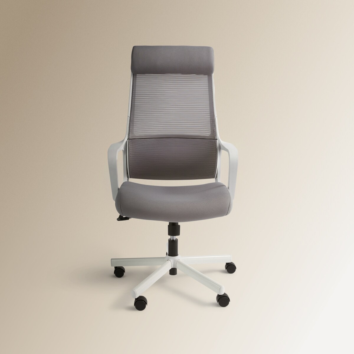 Cadeira de Escritório Bonn Branco / Cinzento-2