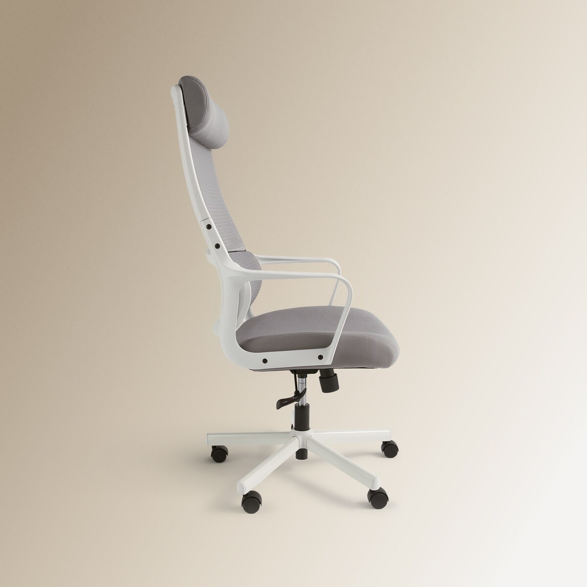 Cadeira de Escritório Bonn Branco / Cinzento-3