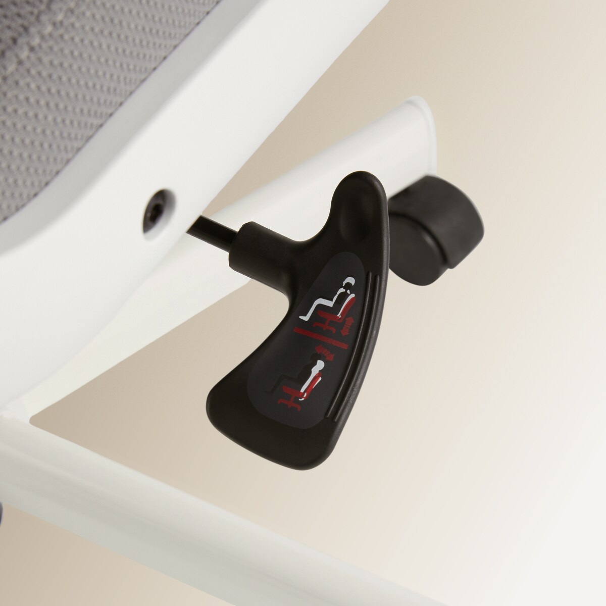 Cadeira de Escritório Bonn Branco / Cinzento-5