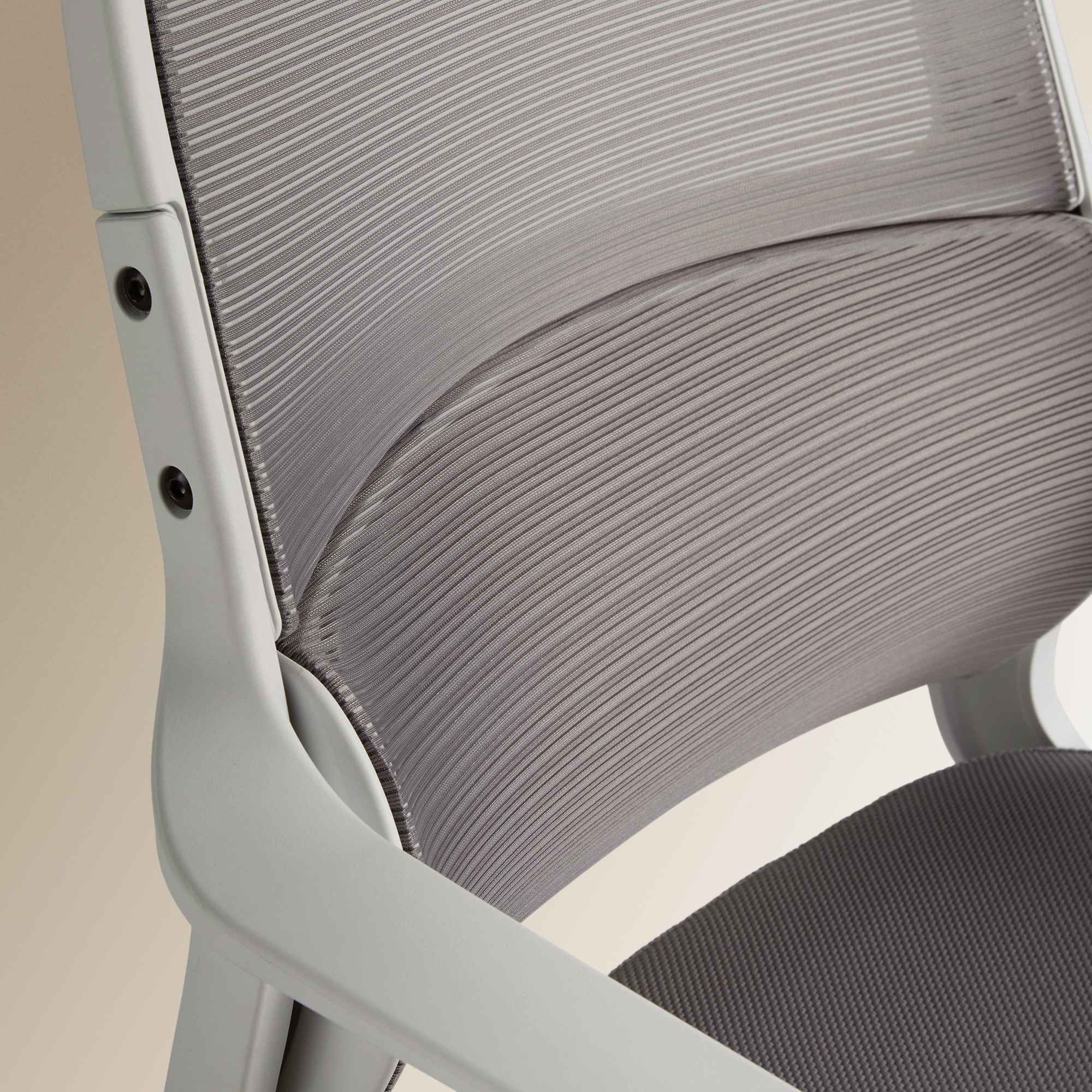 Cadeira de Escritório Bonn Branco / Cinzento-9