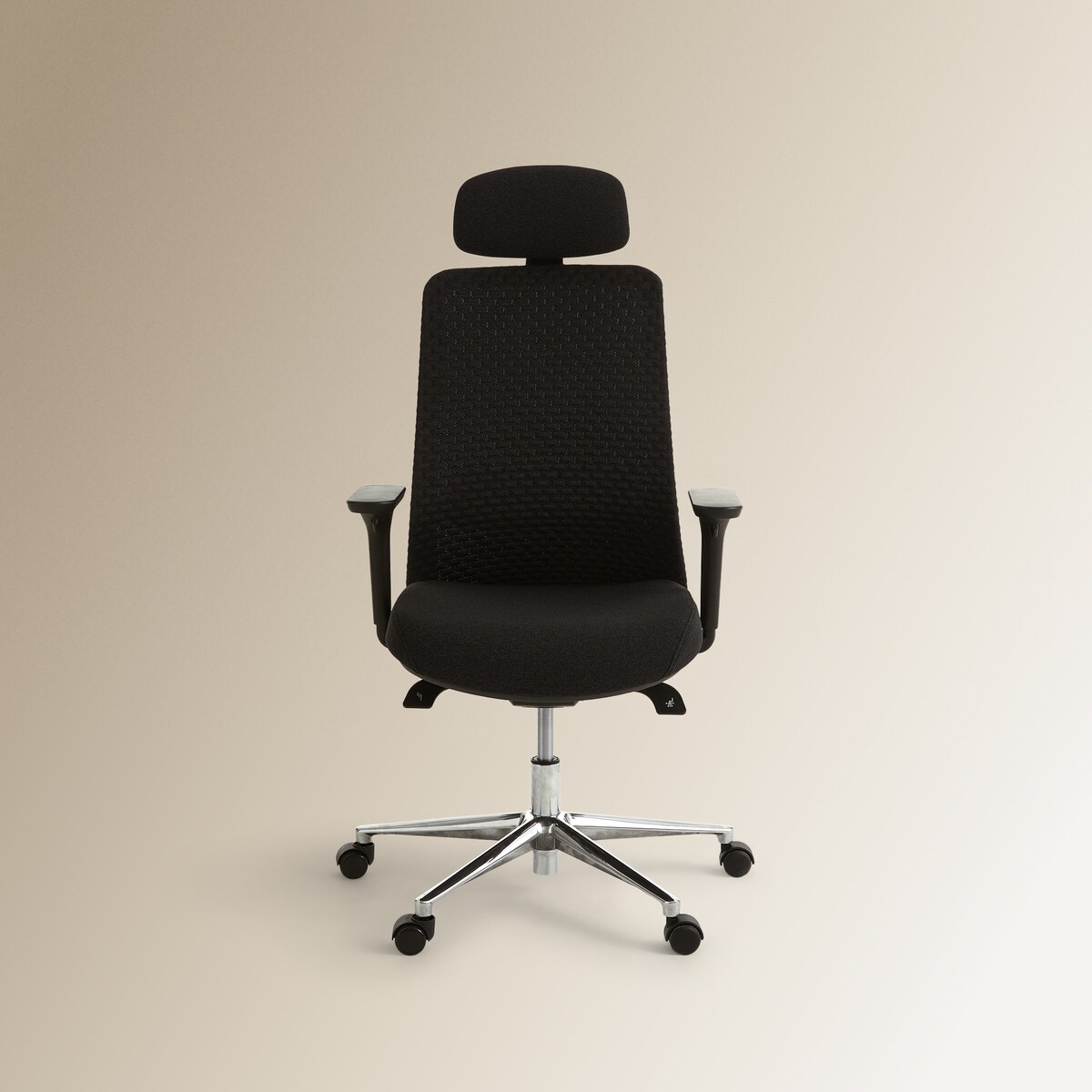 Cadeira de Secretária Owen Preto-2