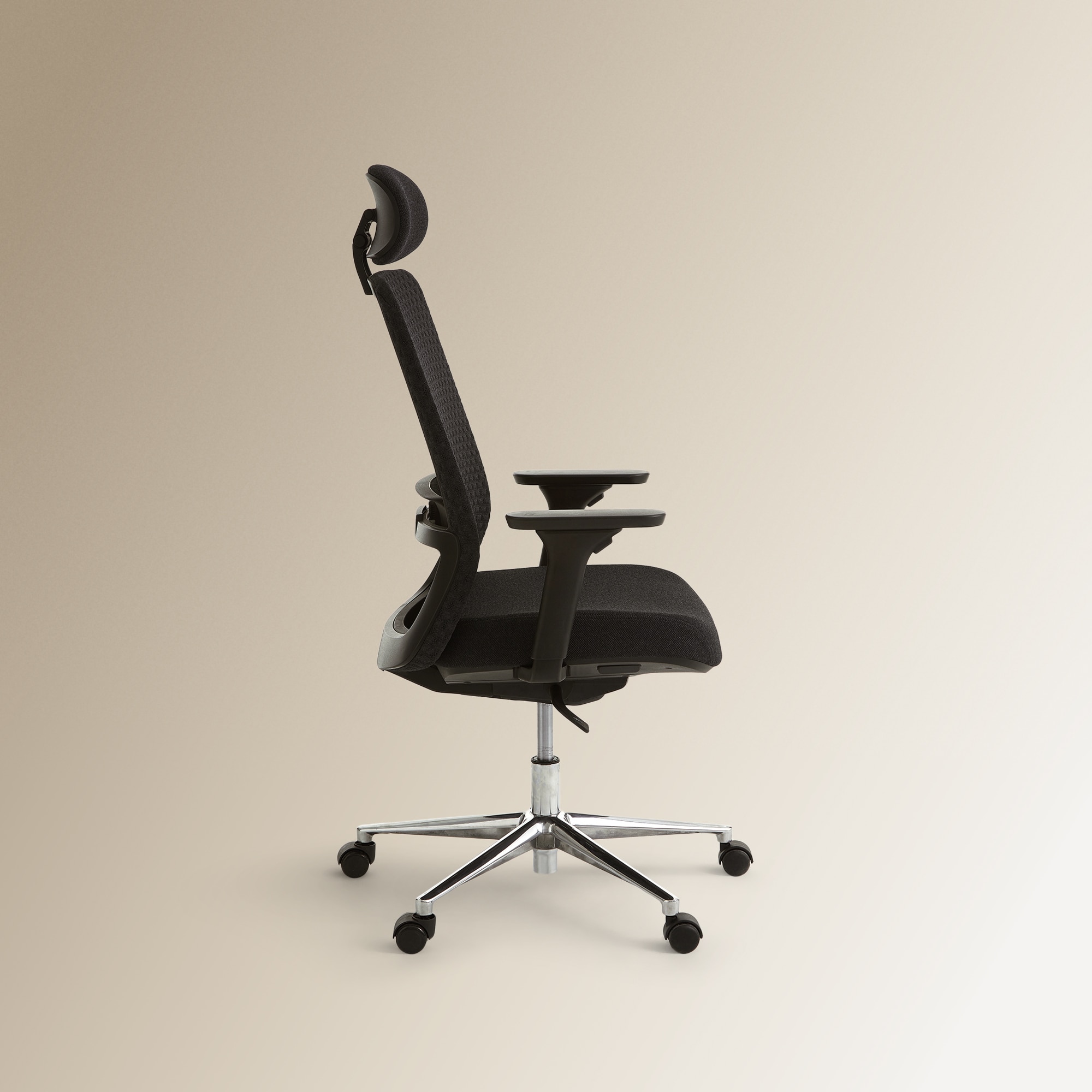 Cadeira de Secretária Owen Preto-3