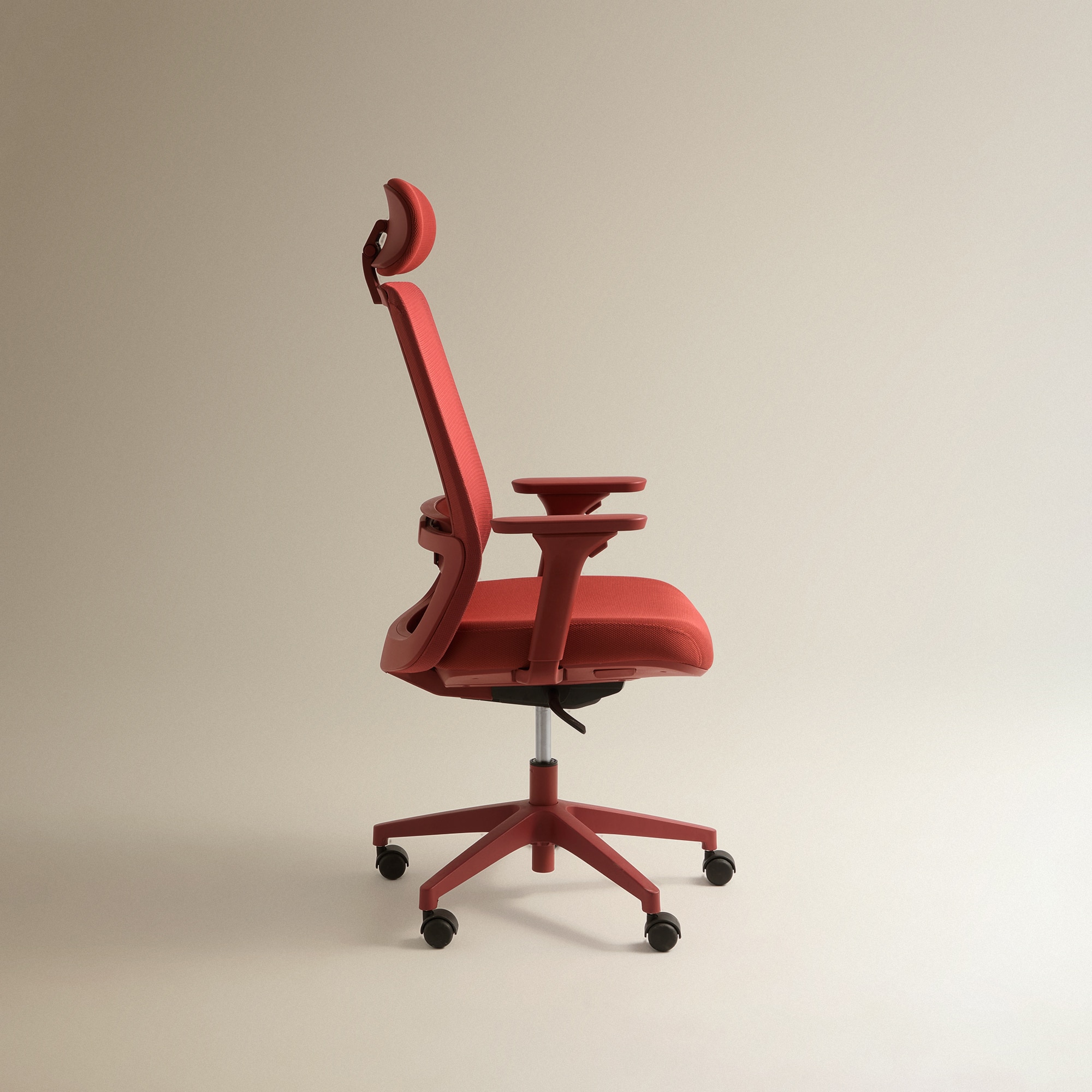 Cadeira de Secretária Aroa Vermelho-3