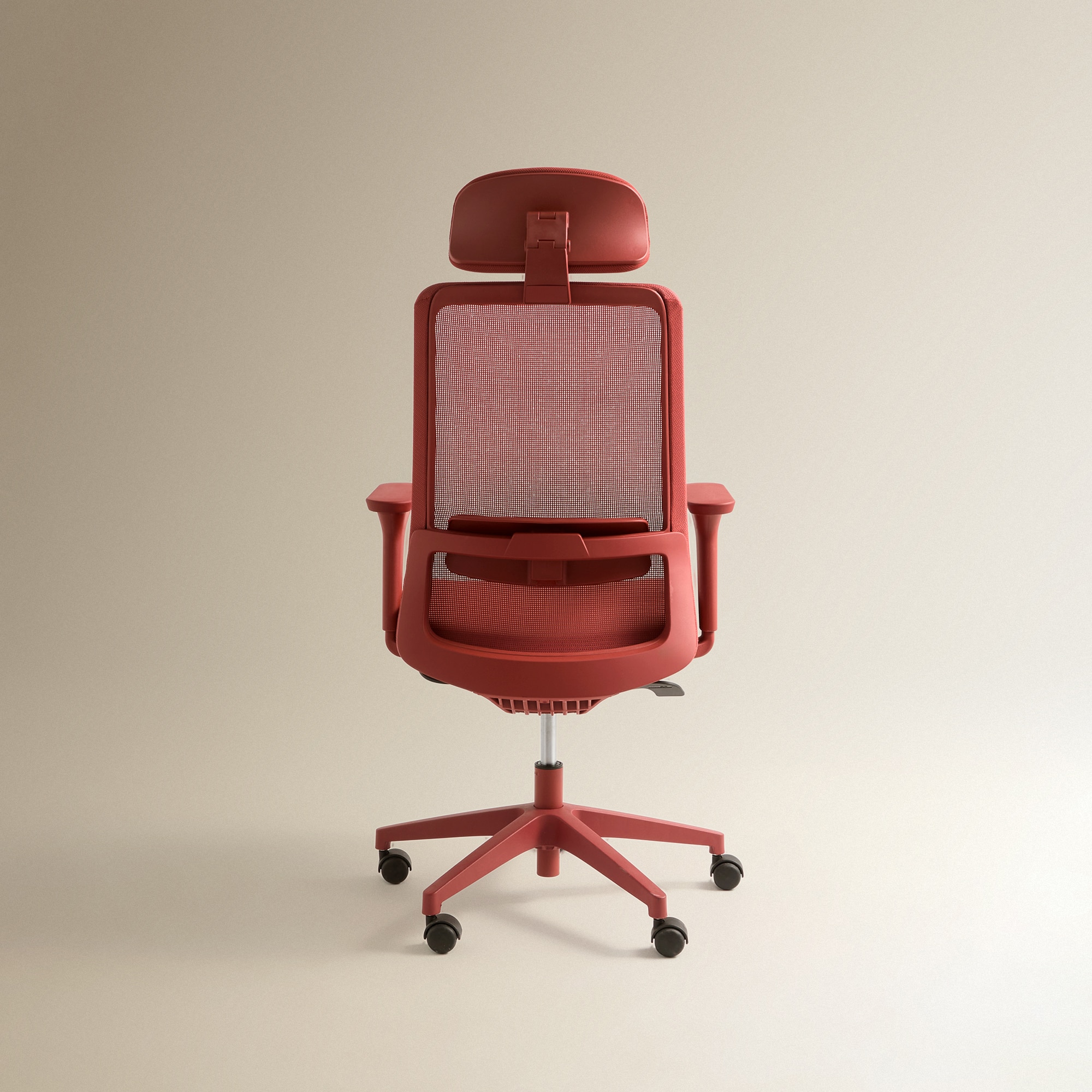 Cadeira de Secretária Aroa Vermelho-4