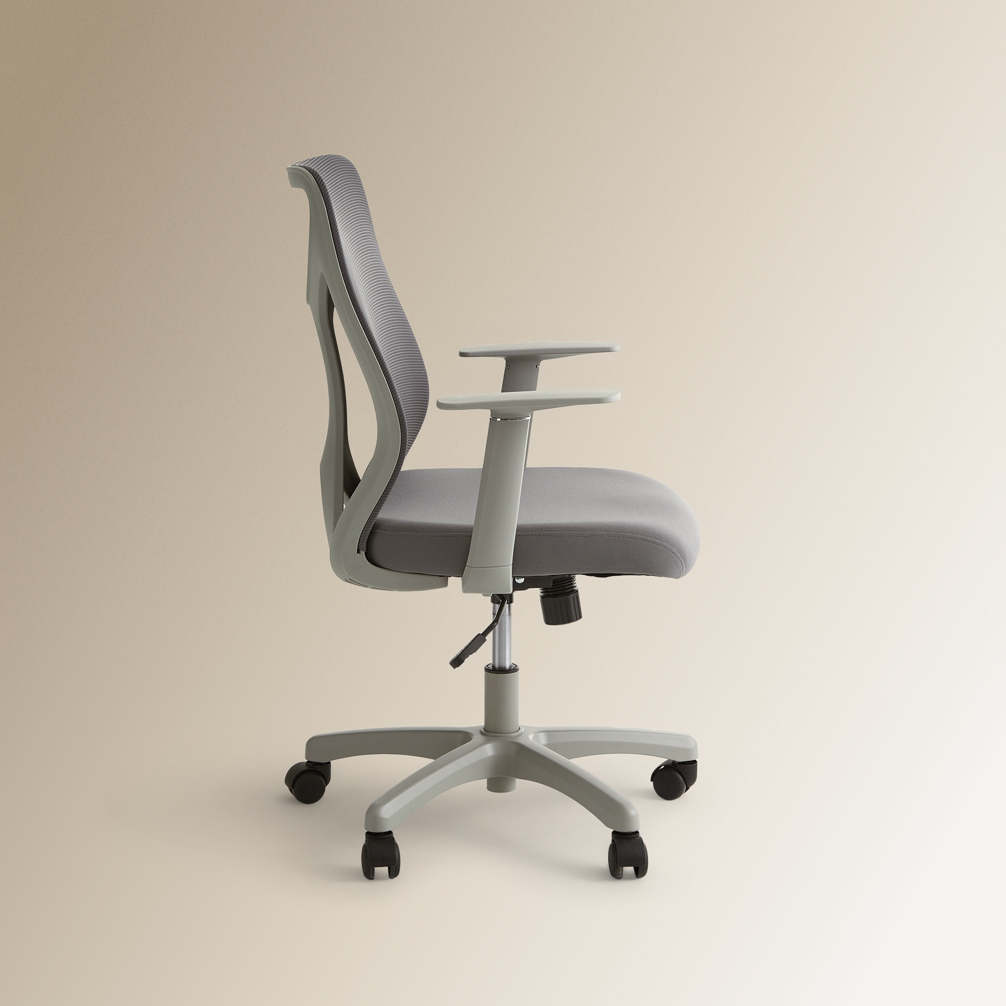 Cadeira de Secretária Norma Cinzento-3