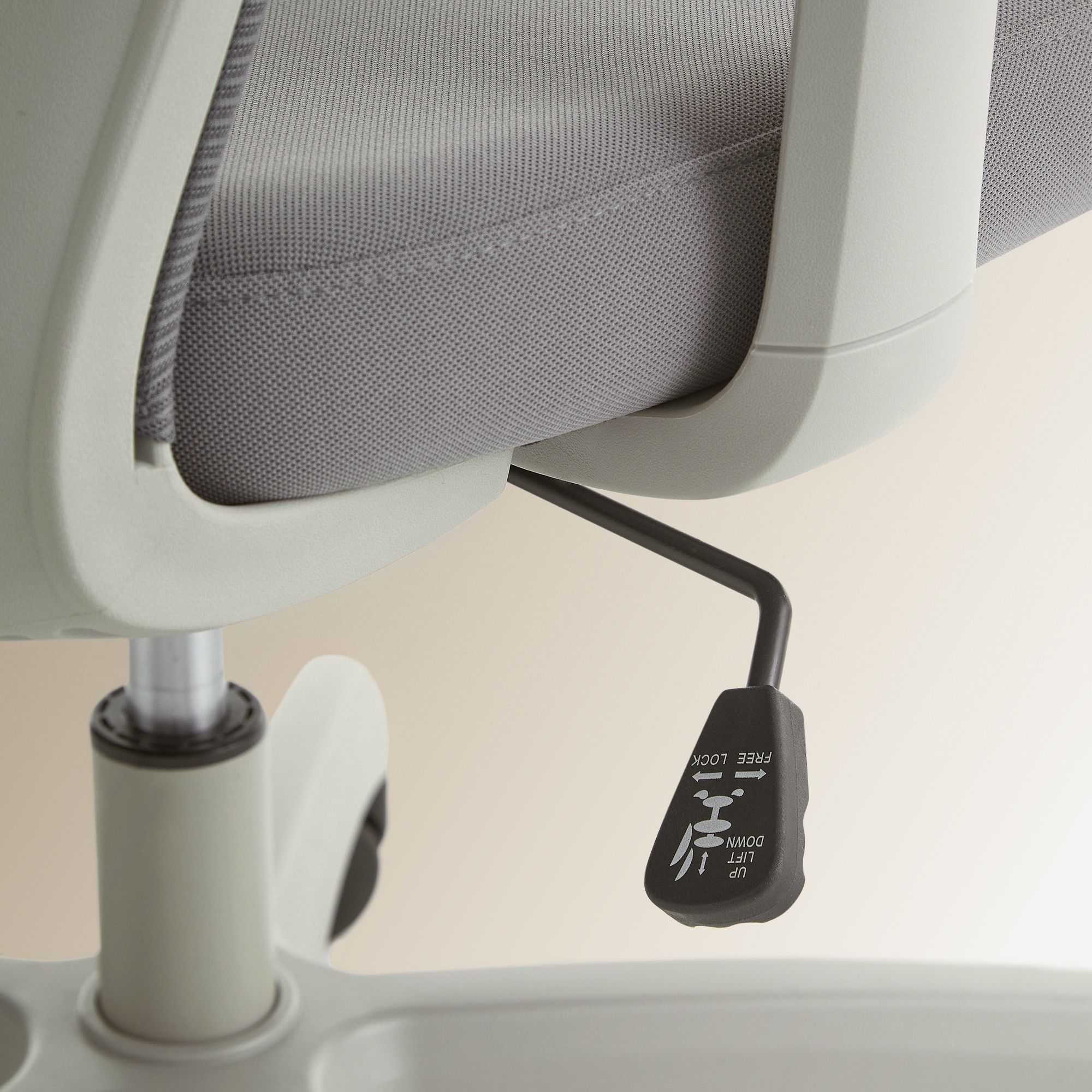 Cadeira de Secretária Norma Cinzento-5