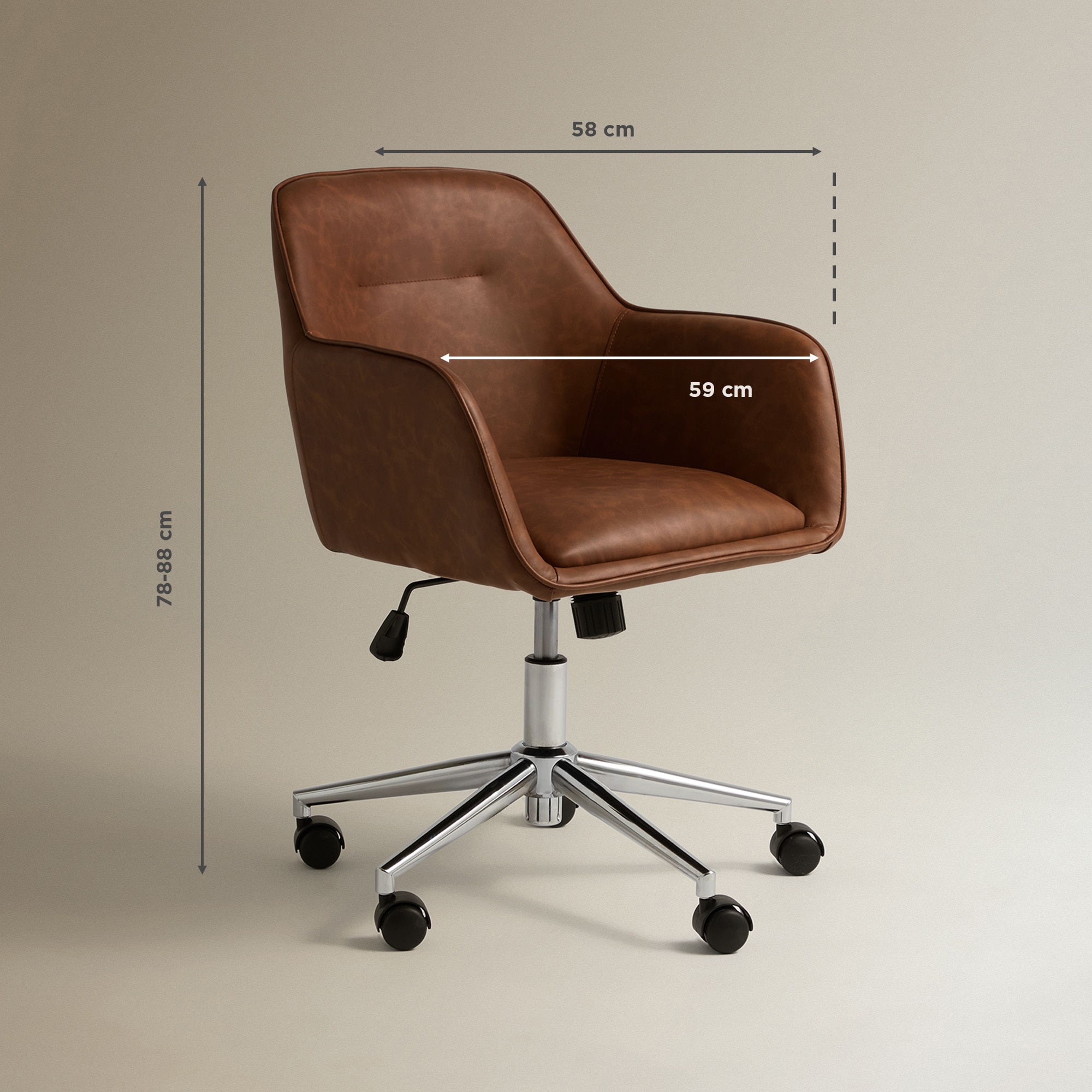 Cadeira de Secretária Lara Castanho-7